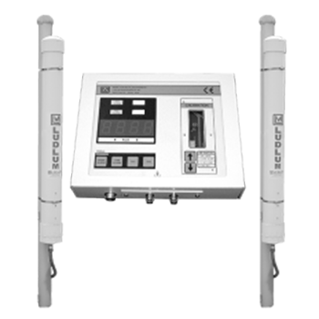 Monitor de radiação fixo tipo portal para pequenos volumes Ludlum Model 375P-1000