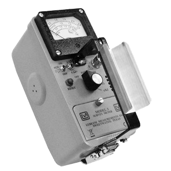 Monitor de contaminação de radiação portátil Geiger Müller pancake Ludlum Model 3