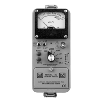 Monitor de radiação de área e contaminação portátil Ludlum Model 14C