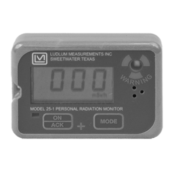 Monitor de radiação dosímetro eletrônico portátil Ludlum Model 25-1