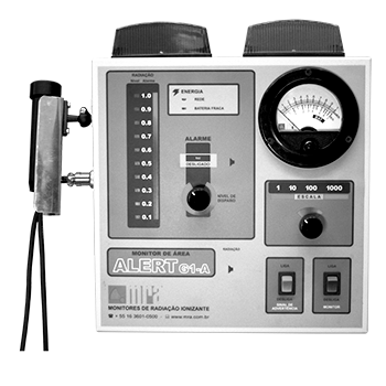Monitor de radiação fixo sistema de parede MRA Alert G1-A