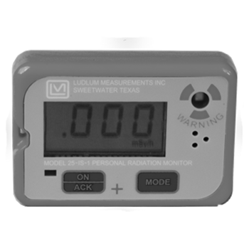 Monitor de radiação portátil intrinsicamente seguro Ludlum Model 25-IS-1