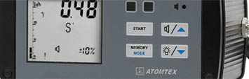 Monitores de radiação portáteis dosímetros eletrônicos Atomtex