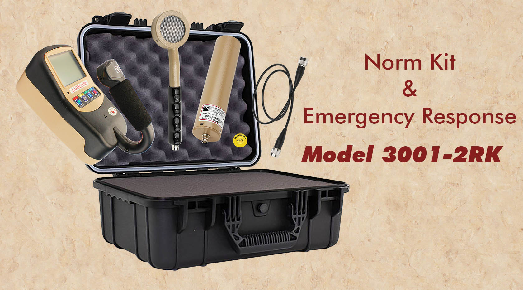 Ludlum Norm Kit and emergency response model 3001-2RK